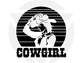 Cowgirl SVG, Western SVG, Cowgirl Silhouette Svg, Western Girl Svg, Texas Girl Svg, Cowboy And Cowgirl Svg, Rodeo Svg, Cute Cowgirl Vinyl