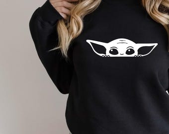 Baby Yodaa, Mandalorian SVG, Star Baby Png, Green Baby Cricut File, Alien Baby Svg