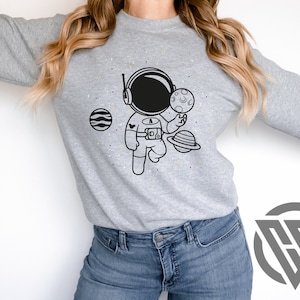 Space SVG, Cute Space Astronaut SVG,  Astronaut Png, Cut Files for Cricut, Couple Svg, Silhouette, Clipart Png, Space for kids svg, Kids