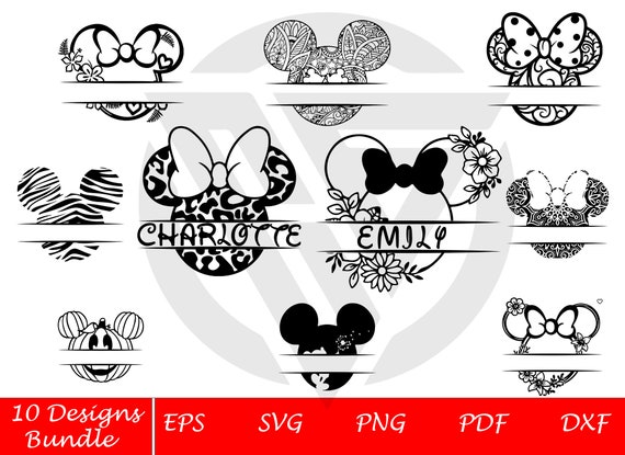 Minnie Head Monogram Wreath Bundle Svg, Mickey Mouse Monogram Svg, Minnie  Mouse Monogram Svg, Minnie Head Bundle, Mickey Mouse Silhouette - Etsy New  Zealand