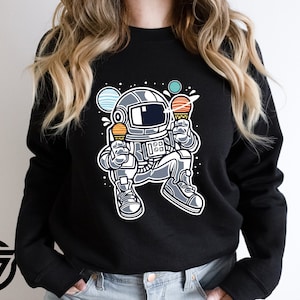 Astronaut SVG, Cute Ice Cream Astronaut SVG, Astronaut Png, Ice Cream Space Svg, Cosmonaut Svg, Weltraum Geburtstag Svg, Kid Astronaut Svg