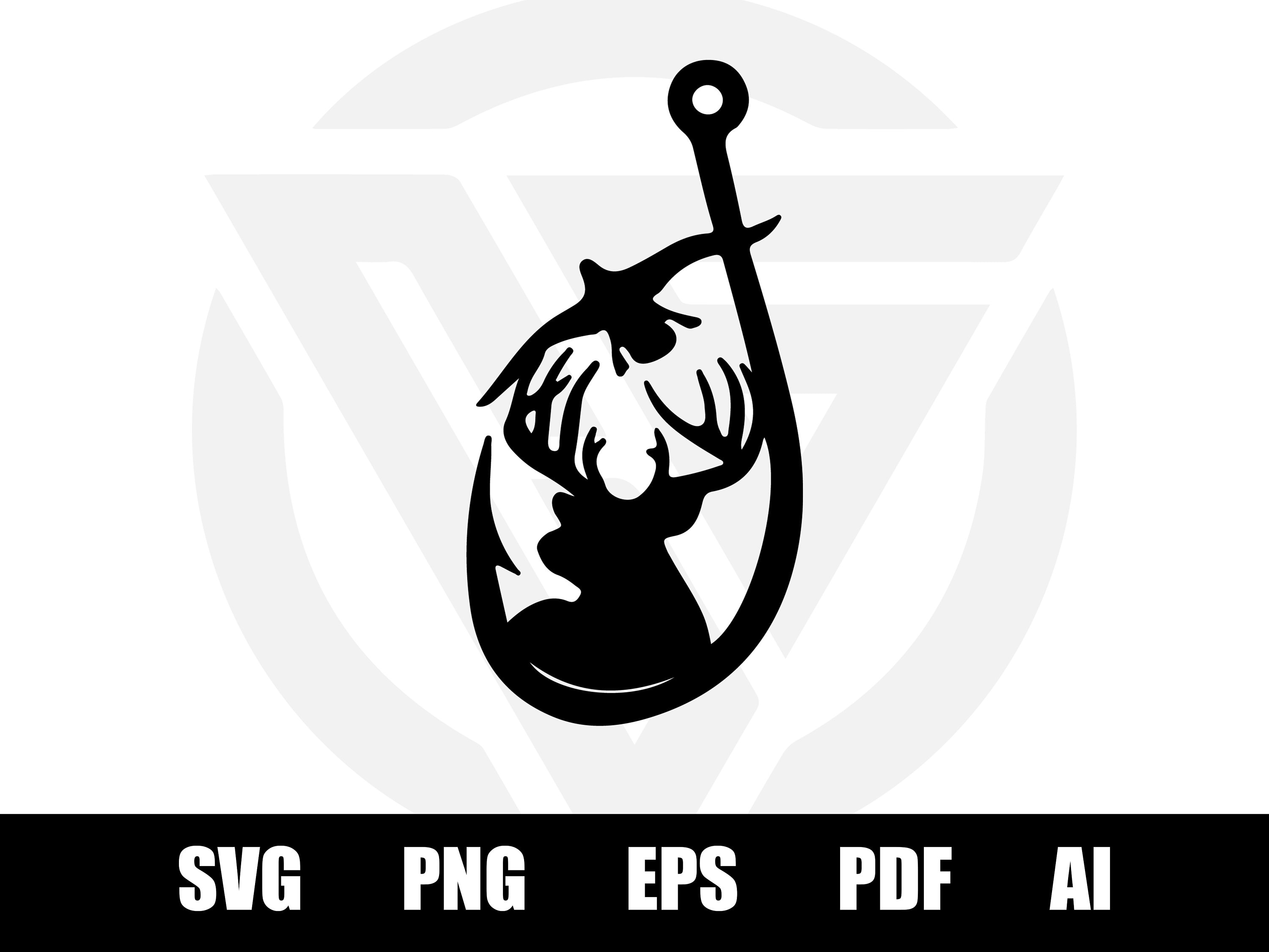 Hunter Logo SVG Hunting Car Decal SVG Fisherman Svg Etsy