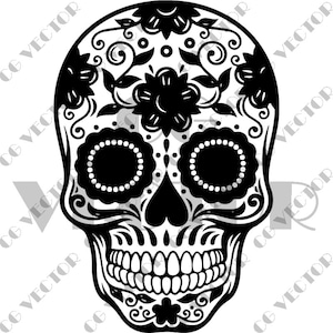 Gangster Skull Gift Card Mask Tattoo Sticker Art Design Logo SVG PNG JPEG Clipart Vector Cut Cutting File
