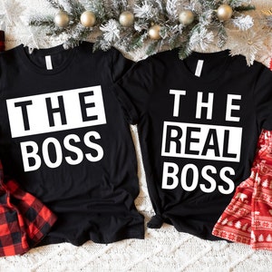 The Boss The Real Boss SVG, Couple SVG, Lovers SVG, Cut Files, Cricut, Vektor, Cut Files für Cricut, Paar Svg, Silhouette, Clipart PNG