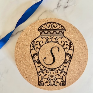 Personalized Chinoiserie Coasters / Cork Coasters