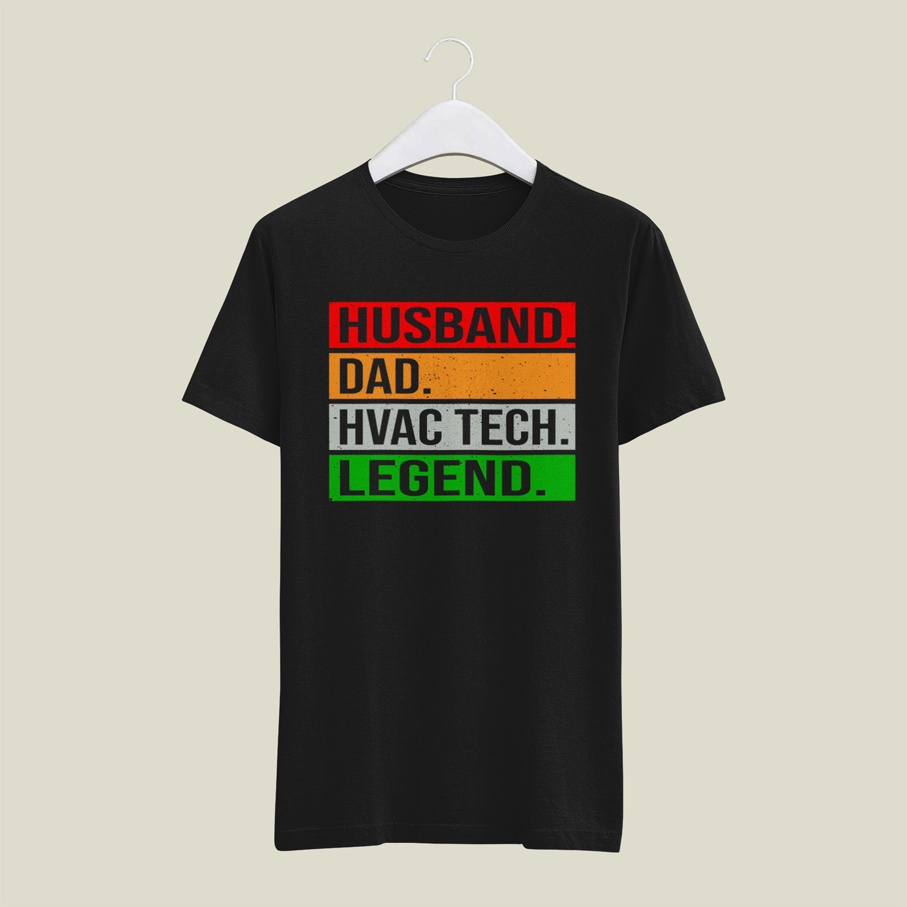T-shirt Mens HVAC Dad Heating Ventilation Air Conditioning