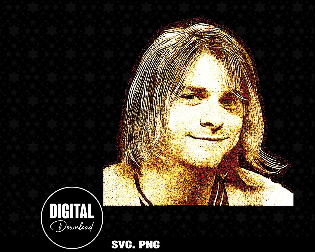 Kurt Cobain Svg. Vector Cut File for Cricut Silhouette Pdf - Etsy UK