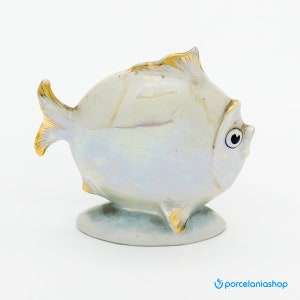 Fish, very rare vintage Drasche porcelain figurine