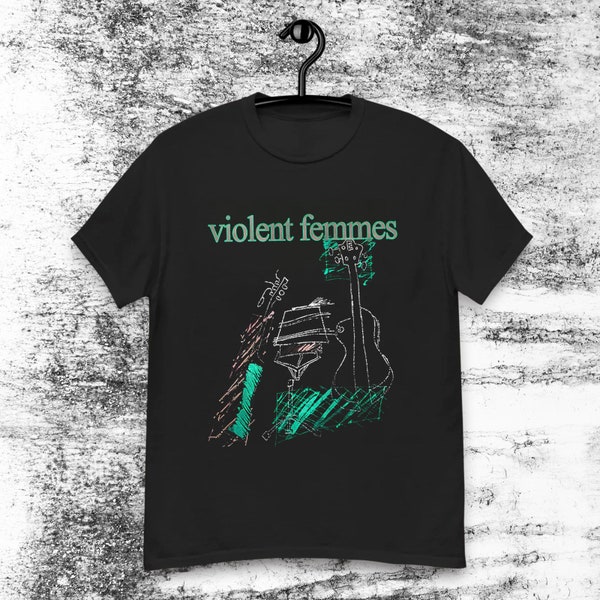 Retro Graphic Violent Femmes Band Black Unisex T-Shirt