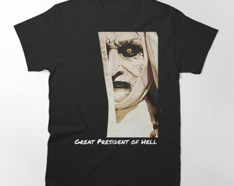 Tshirt Cotton New Men's T-Shirt Valak The Conjuring 2 Tee 2 Sides Tshirt Cotton New Men's T-Shirt Valak The Conjuring 2 Tee 2 Sides