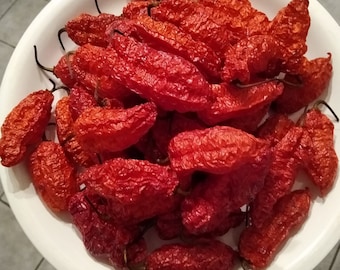 Ghost Pepper Dried Pods 25 pods