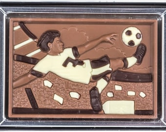 Milk Chocolate Football Plaque