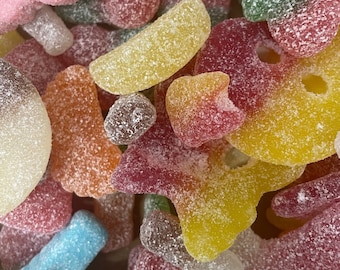 Vegan Fizzy Mega Sweet Mix 1kg Share Bag (Vegan) by Vegan Sensations