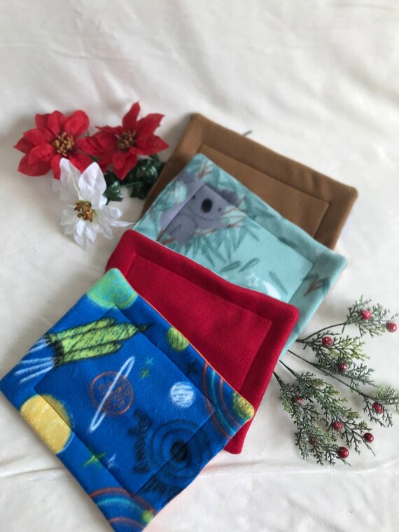 Reusable Guinea Pig Uhaul Fleece Pads. Bottle Water Spillage Etsy
