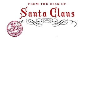 Santa Printable Etsy