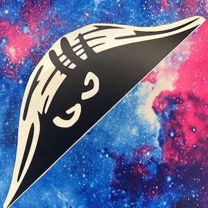 Peeping car bumper sticker