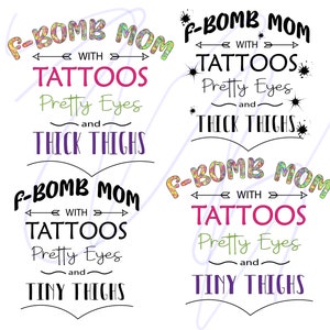 F-Bomb mom png, dikke dijen sublimatie, mom shirt
