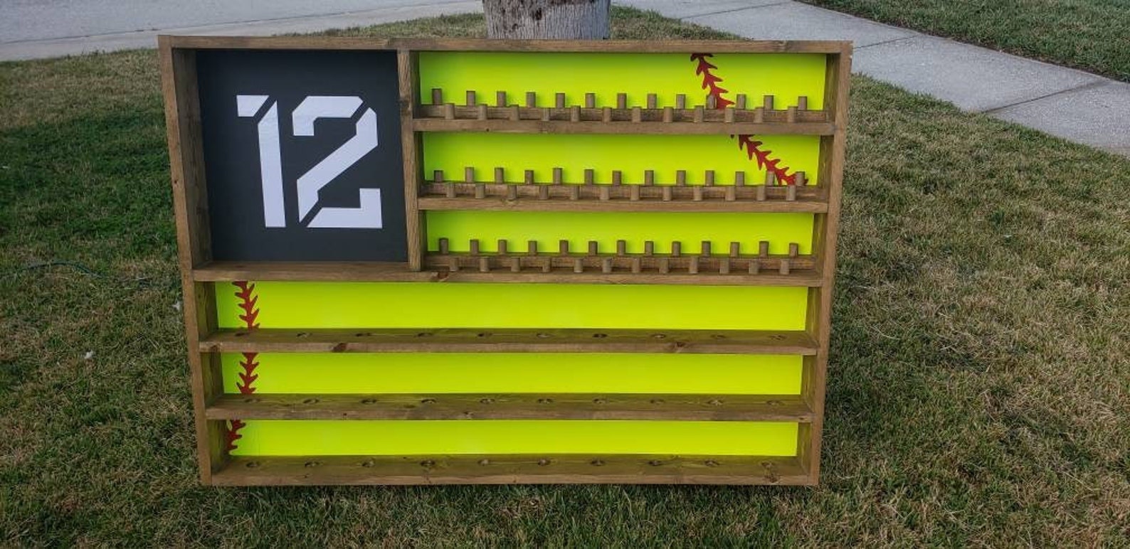 Softball Display Softball Holder Championship Ring Display Etsy
