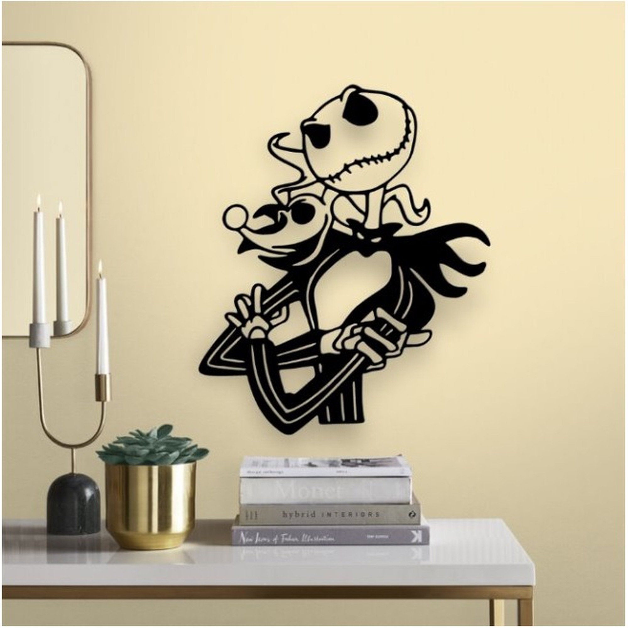 Jack Skellington Wall Decor File Cdr and Dxf Laser Cutting Plasma Etsy