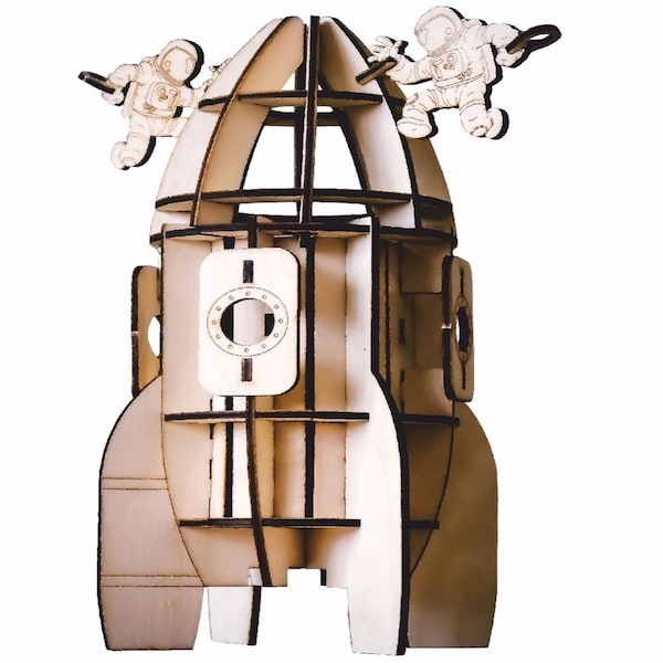 Laser Cut Rocket Artemis Etsy