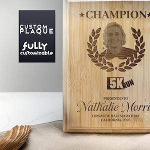 Custom Engraved Wood Plaque - Father&#39;s Day Custom Plaque, Custom Wood Gift - Custom Wall Decor- Gift for Best Dads, Appreciation Gift