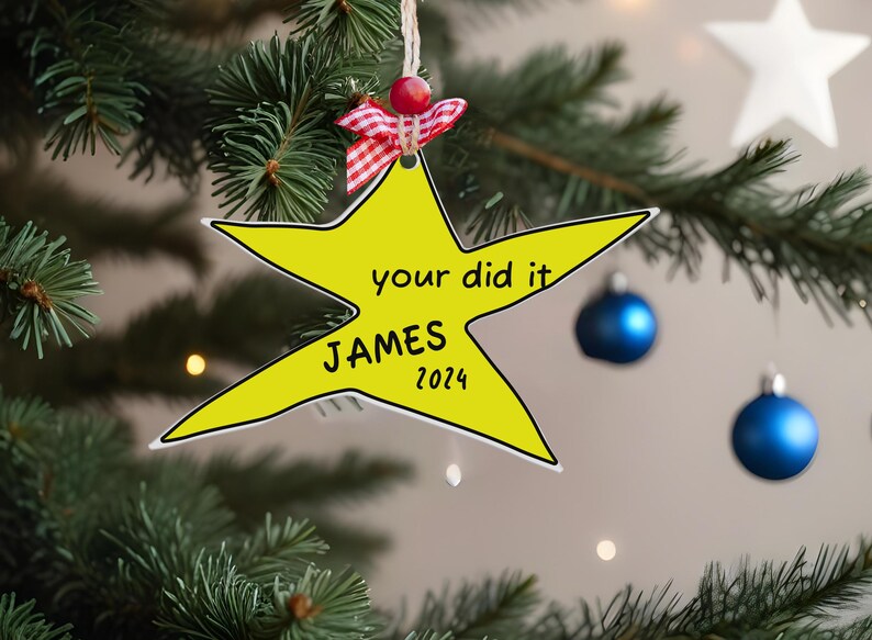 Your Did It, Custom Acrylic Ornament, Graduation Ornament, Collage