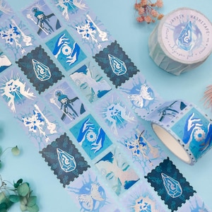 Jayvik Stamp Washi-tape // zilveren holofolie // Arcane