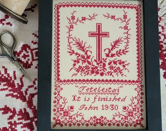 PDF* Tetelestai an adapted reproduction cross stitch pattern