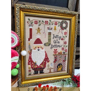 Pdf* Jolly Ole Fellow cross stitch pattern download