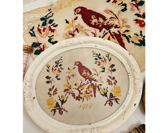 Pdf* Dutch Bird 1919 cross stitch pattern