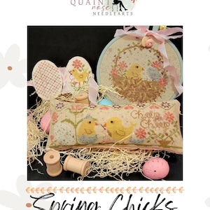 PDf* Spring Chicks cross stitch pattern