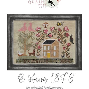 PDF* E. Harris 1876 cross stitch pattern