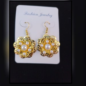 Earrings for Panamanian skirt