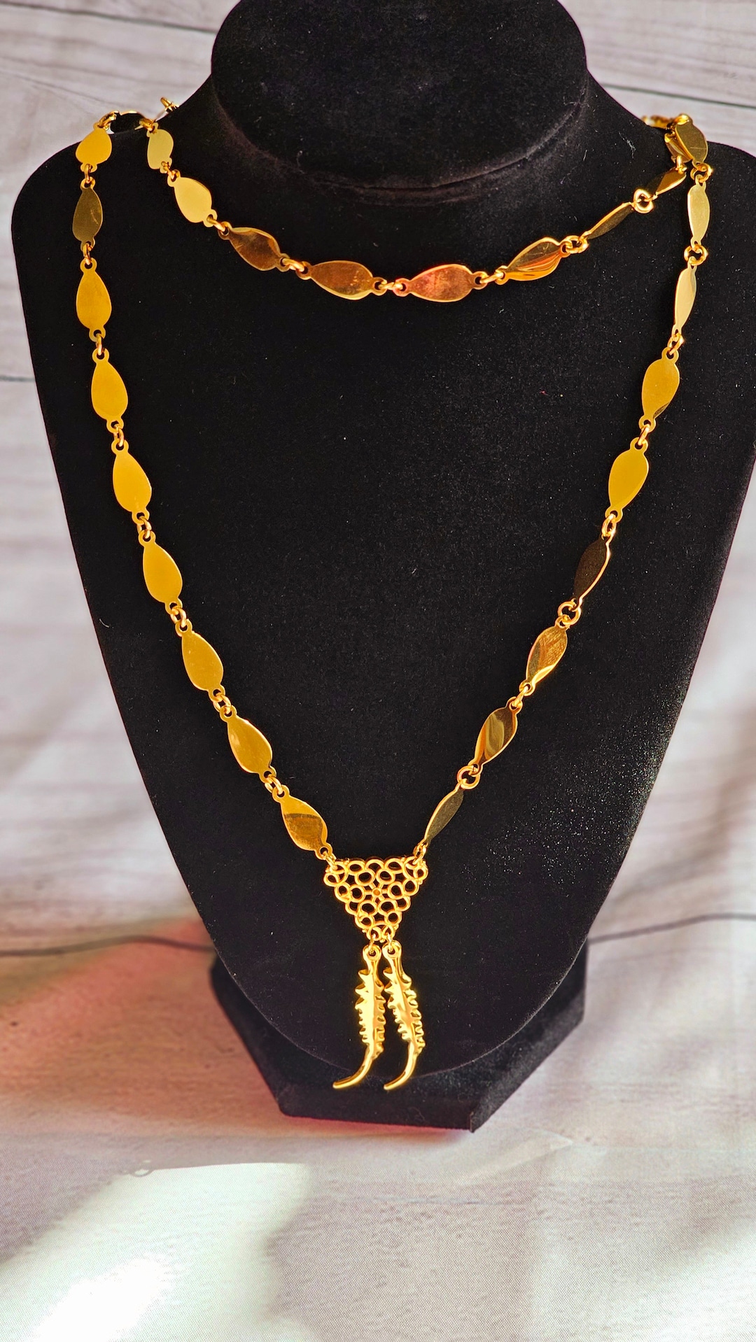 Cadena Guachapali Joyería Panameña Etsy España