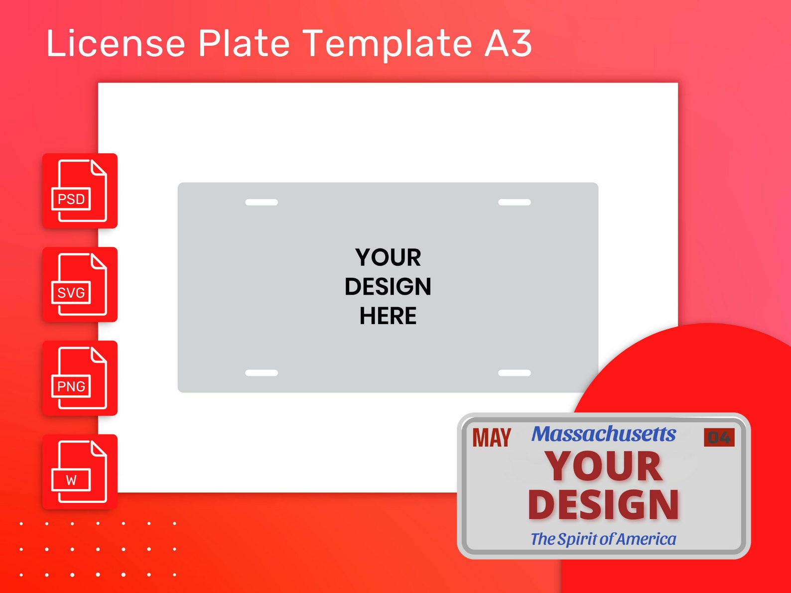DIY License Plate Template for Cricut Silhouette Cutting Etsy