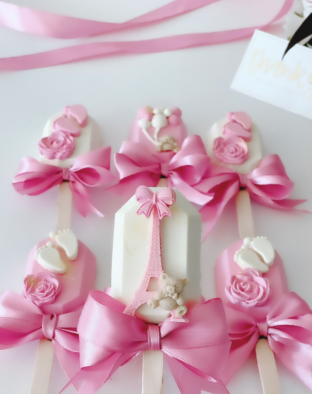 Baby Shower Cakesicles Personalised Cakesicles Its a Girl Chocolate