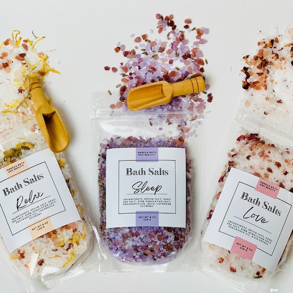 Bath Salts Handmade - Etsy