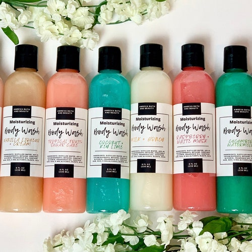 YOU CHOOSE Body Wash Pump Shower Gel Moisturizing Liquid Etsy