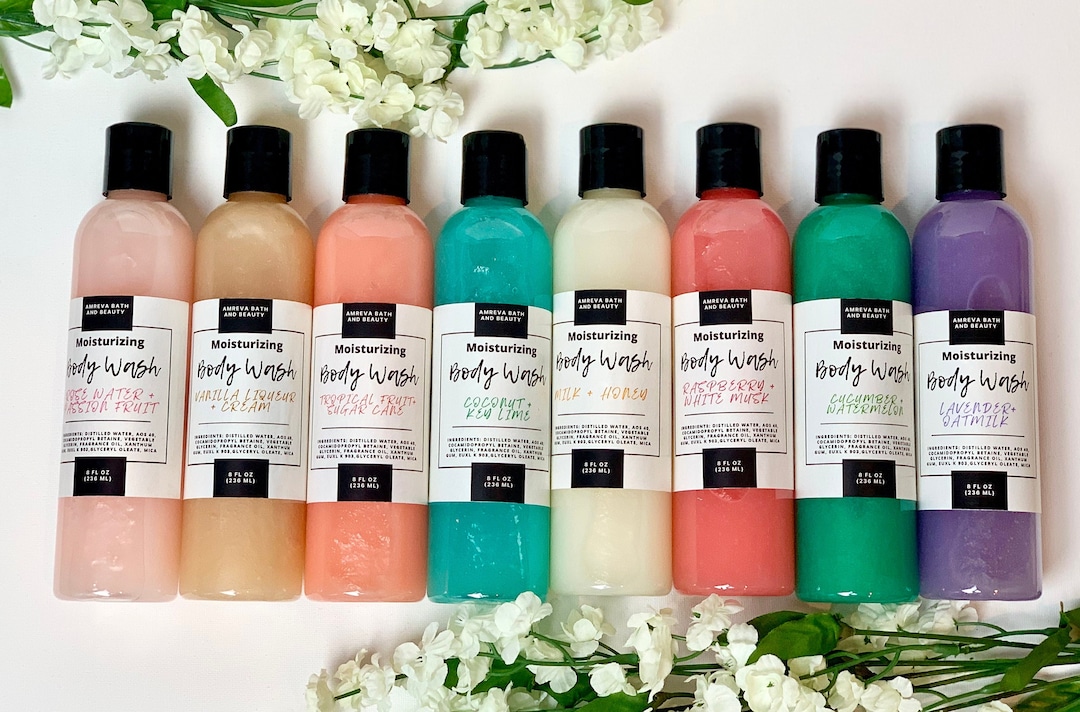 YOU CHOOSE Body Wash Pump, Shower Gel, Moisturizing Liquid Soap, Body