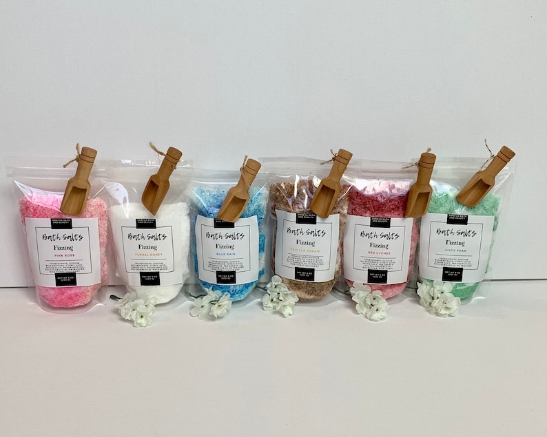 Bath Salts 1 Lb YOU CHOOSE 16 OZ Bath Salts Spa Gift Etsy