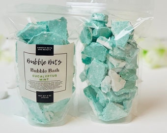 Bubble Bath | Eucalyptus Mint Bubble Bath | Bubble Bath Bits | Eucalyptus Bath | Gift Idea | Sore Muscle Soak | Bath Soak