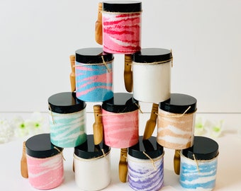 8 Oz Jar YOU CHOOSE Bath Salts | Bath Salts Jar | Bath Soak Jar  |Gift Idea |Bath & Body | Bath Salt with Scooper | Spa Gift |