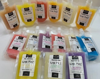 Squeezable Wax Melts: Highly Scented, You Choose Scent (4 Oz, 8 Oz)