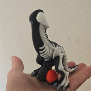 X-Ray D!ckasaurus Pair - 3D Printed D!ck Dino - 5&quot; Tall and Long