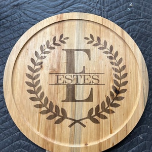 custom round lazy Susan