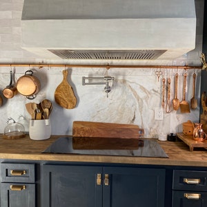 Copper Pot Rail, Copper Pot Rack image 5