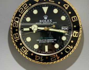 Rolex wall clock | Etsy Nederland