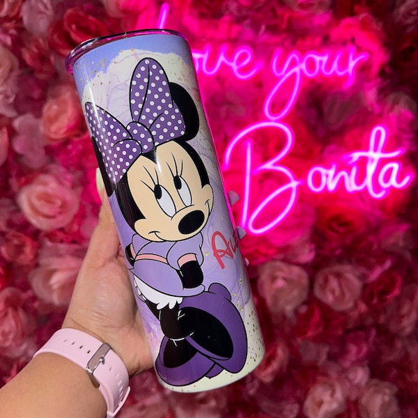 Minnie stainless steel tumbler 20oz