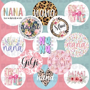 Nana Grab Bag | Grandma Life | Circle Cardstock Cutouts | Freshie Cardstock | Car Freshies | Nana | Nana Life | Grandma | GiGi | Nanny