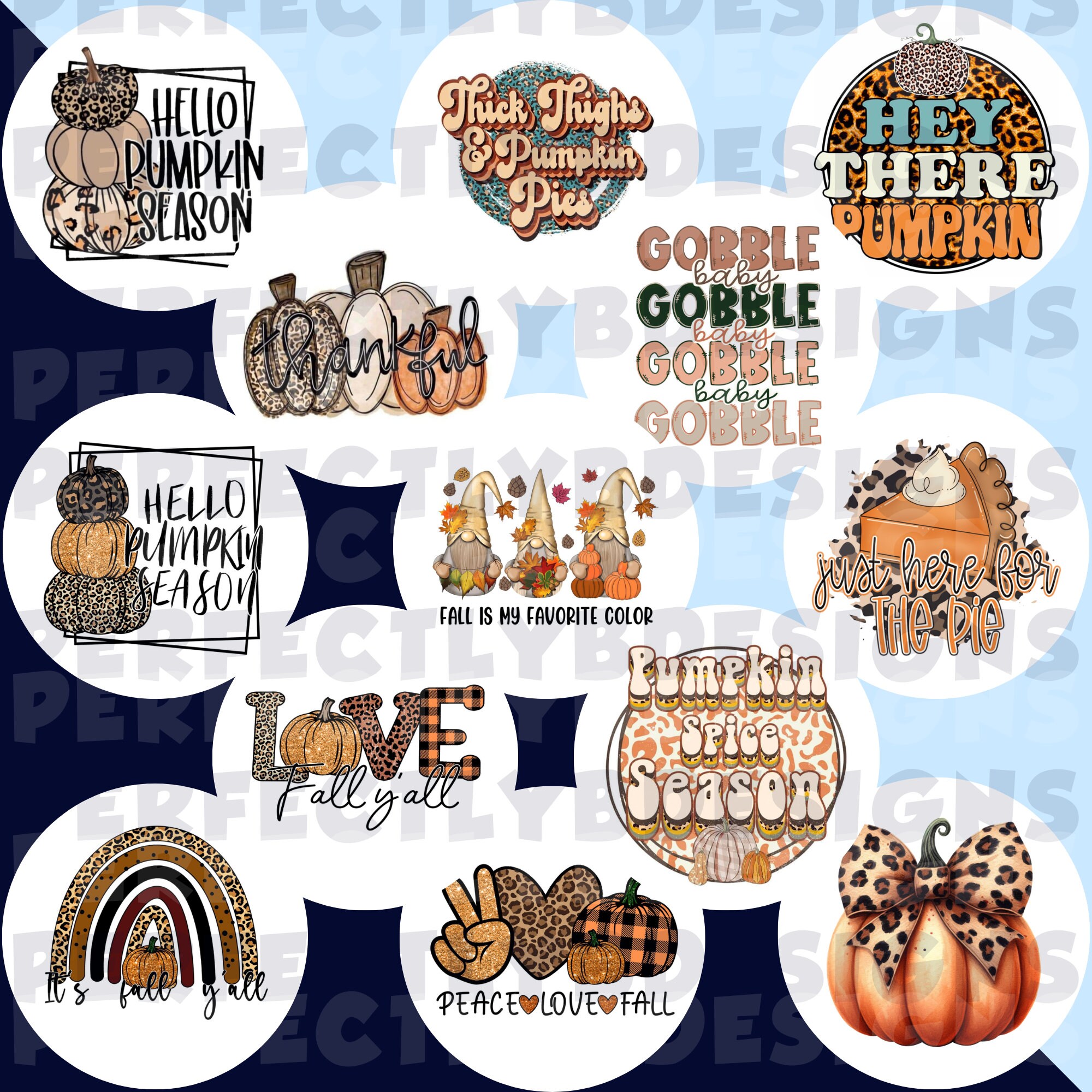 Fall Grab Bag | Circle Cardstock Cutouts | Car Freshies | Freshie ...